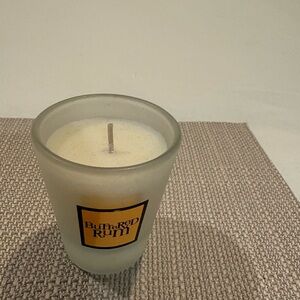 Henri Bendel Frosted Glass Candle with Cream Wax